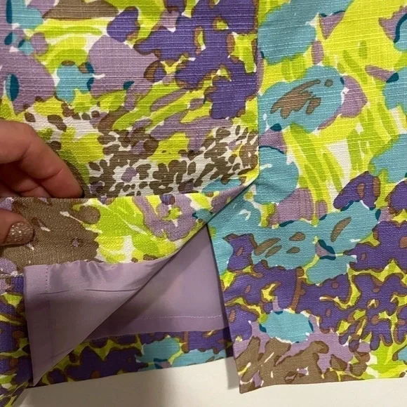 Gorgeous Floral Lilac and Green Talbots Skirt 6 - Picture 5 of 7